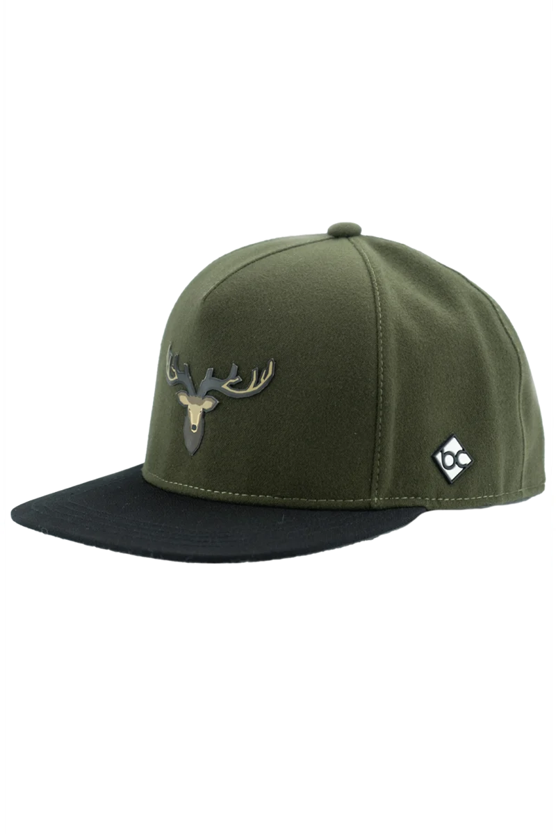 Herren Snapback Cap Hirschmotiv wasserdicht