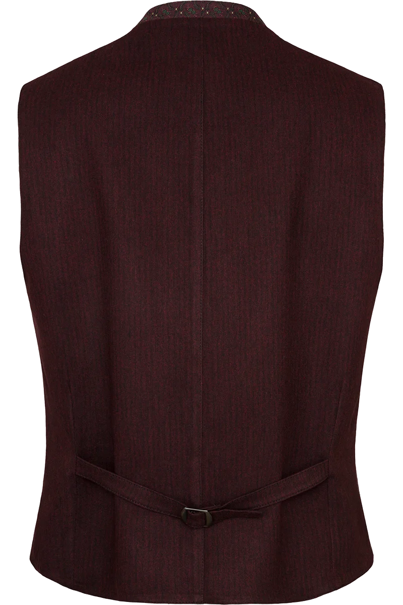 Herren Slim-Fit Trachtenweste Stretch