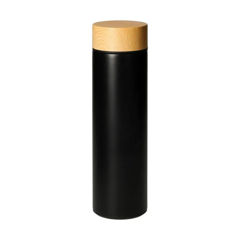 Astana 450 ml Vakuumflasche, Schwarz-Natur