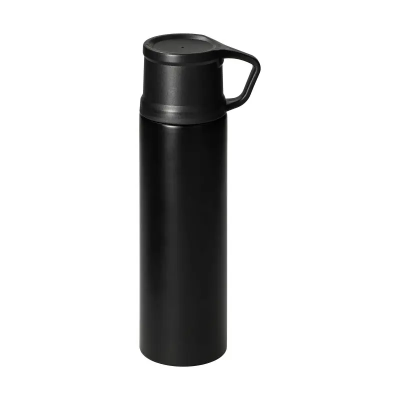 Kibo 500 ml Vakuumflasche, Robust - Tiefschwarz