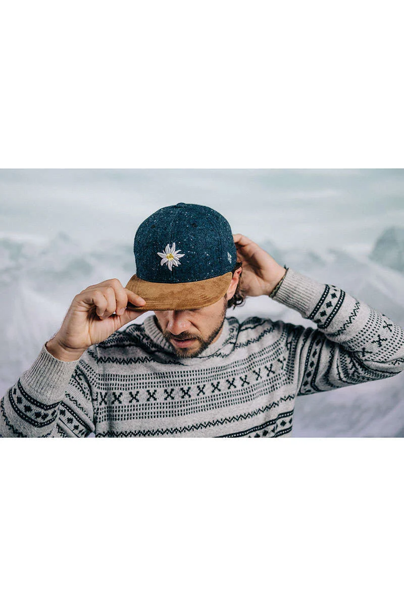 Unisex Snapback Cap 'Edelweiß Flanell'