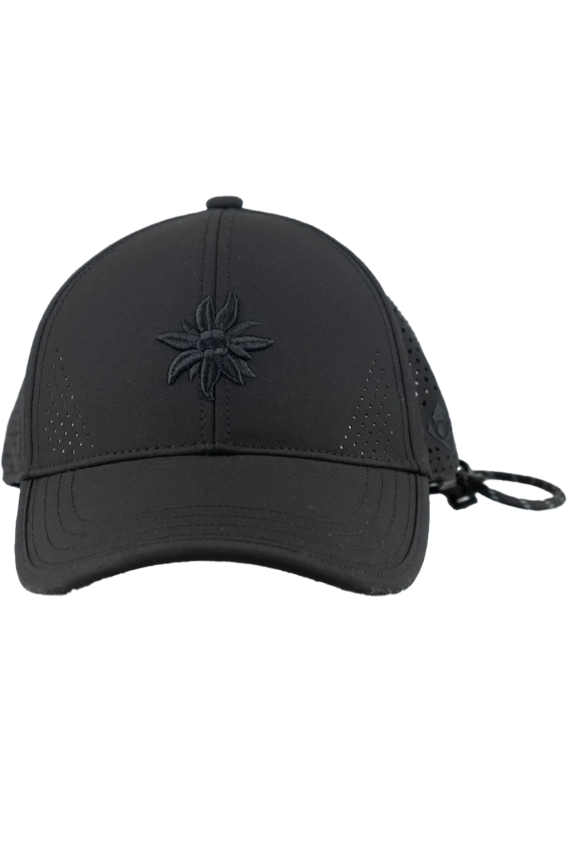 Unisex Curved-Cap mit Edelweiß-Design für Outdoor und Sport
