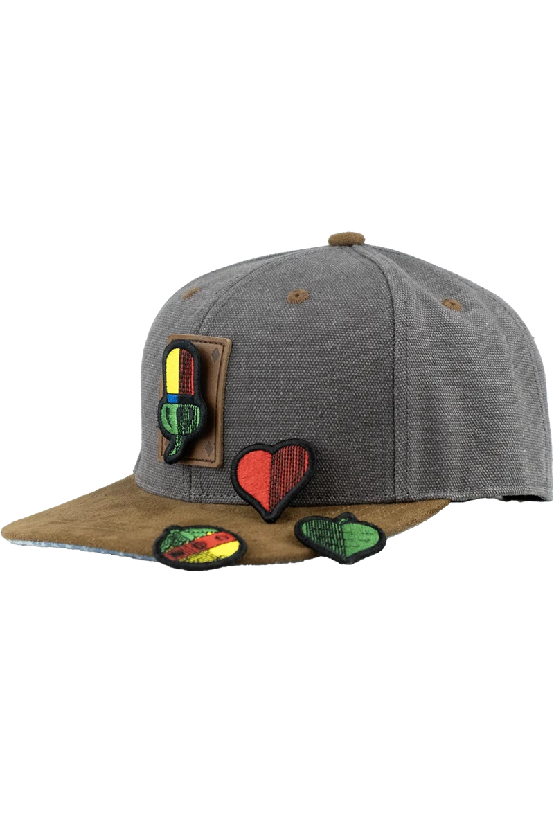 Unisex Cap mit Schafkopf-Design und austauschbaren Patches