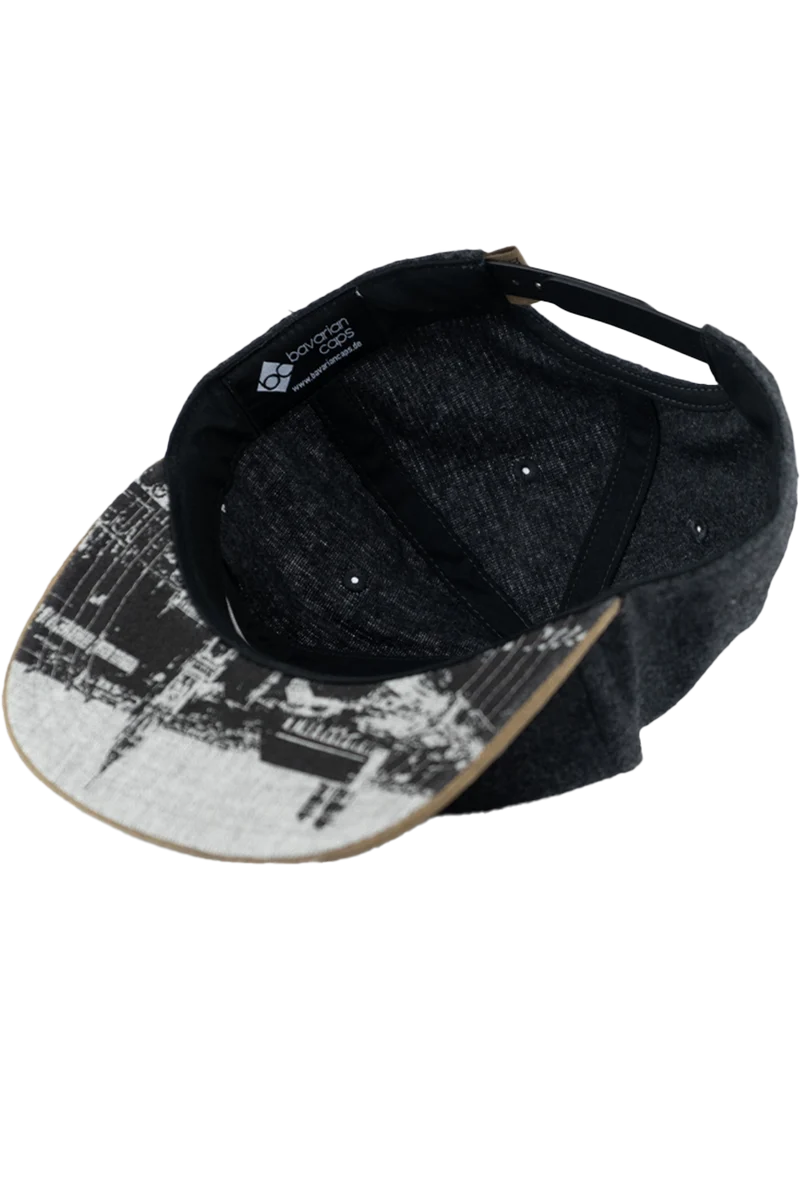Unisex Cap aus Wollmix mit Monaco Franze-Design