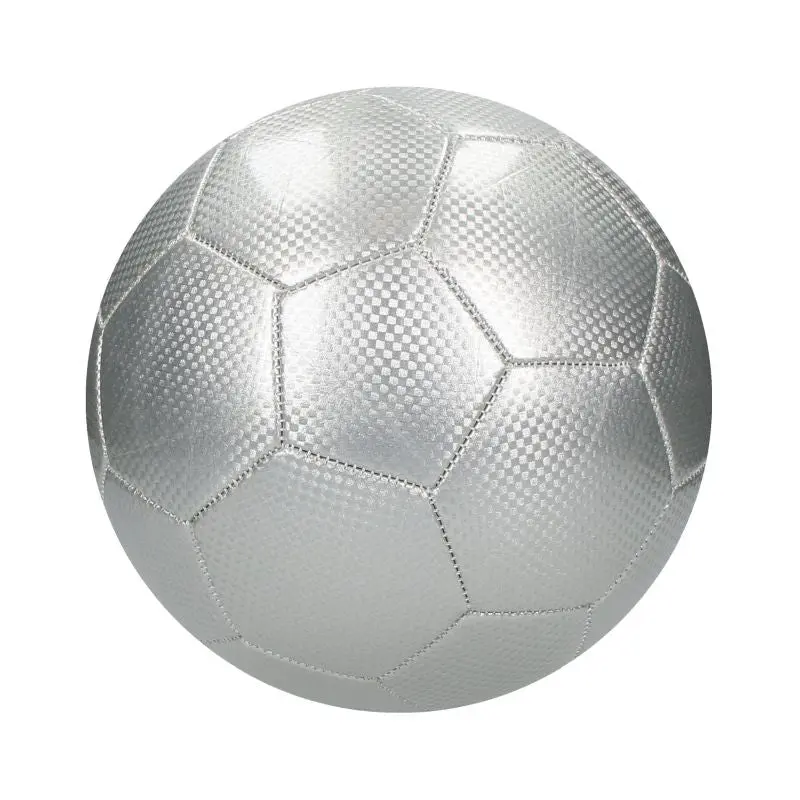 Großer Carbon Fußball in Silber – Modernes Design für optimale Leistung