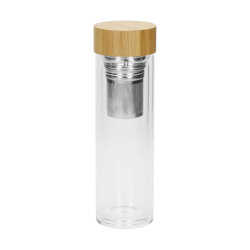Tea Transparente Glasflasche 450 ml - Ideal für Heißgetränke