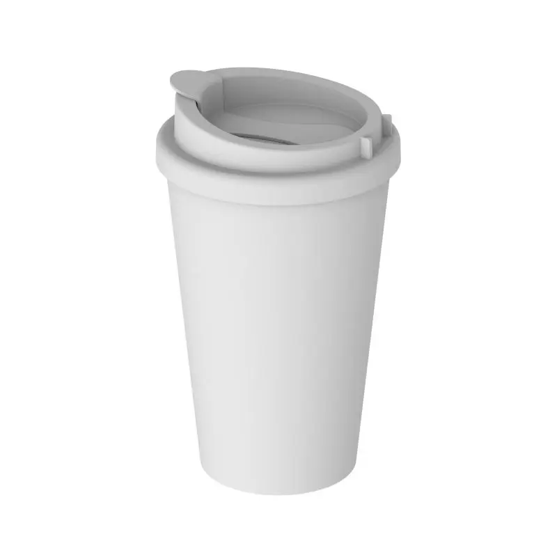 Premium Plus Kaffeebecher 350ml in Weiß: Elegant & Vielseitig