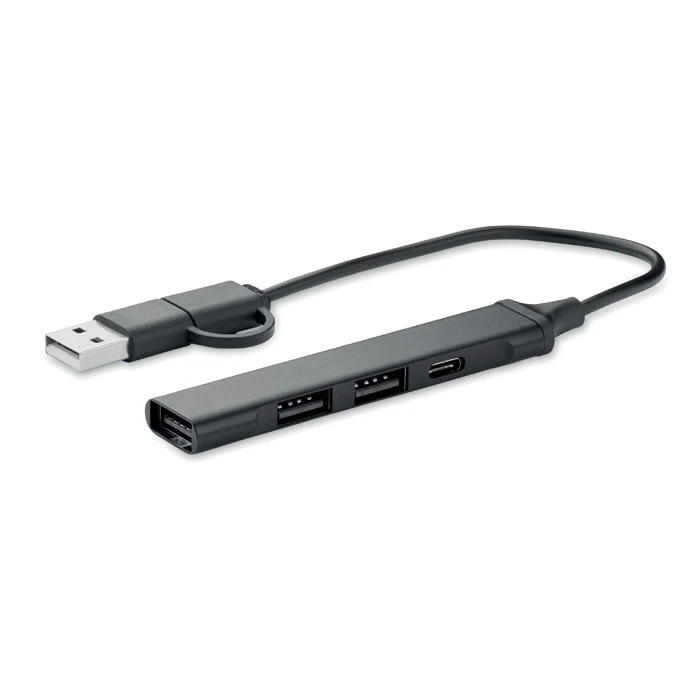 USB 4-Port-Hub 19 cm