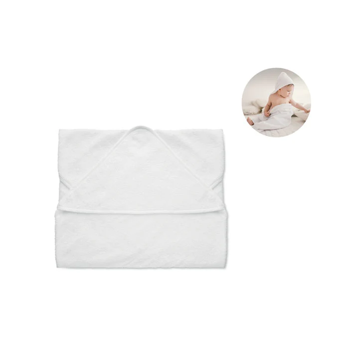 Babyhandtuch mit Kapuze aus Baumwolle