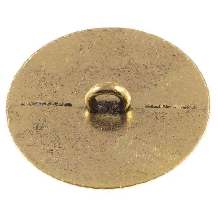 Metallknopf Wappenoptik Altgold-Gold – MK-147