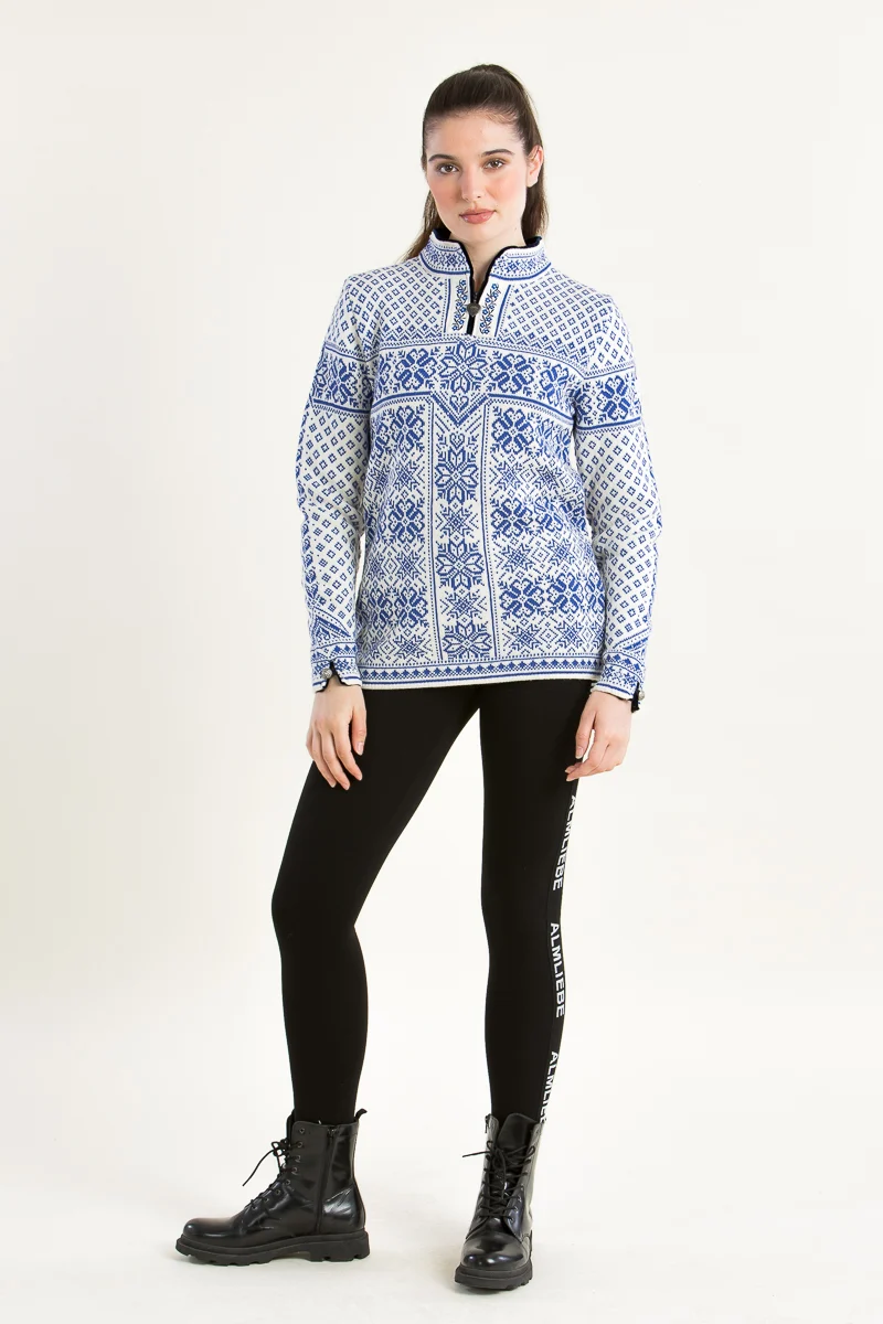 Dale of Norway Norwegerpulli Peace blau