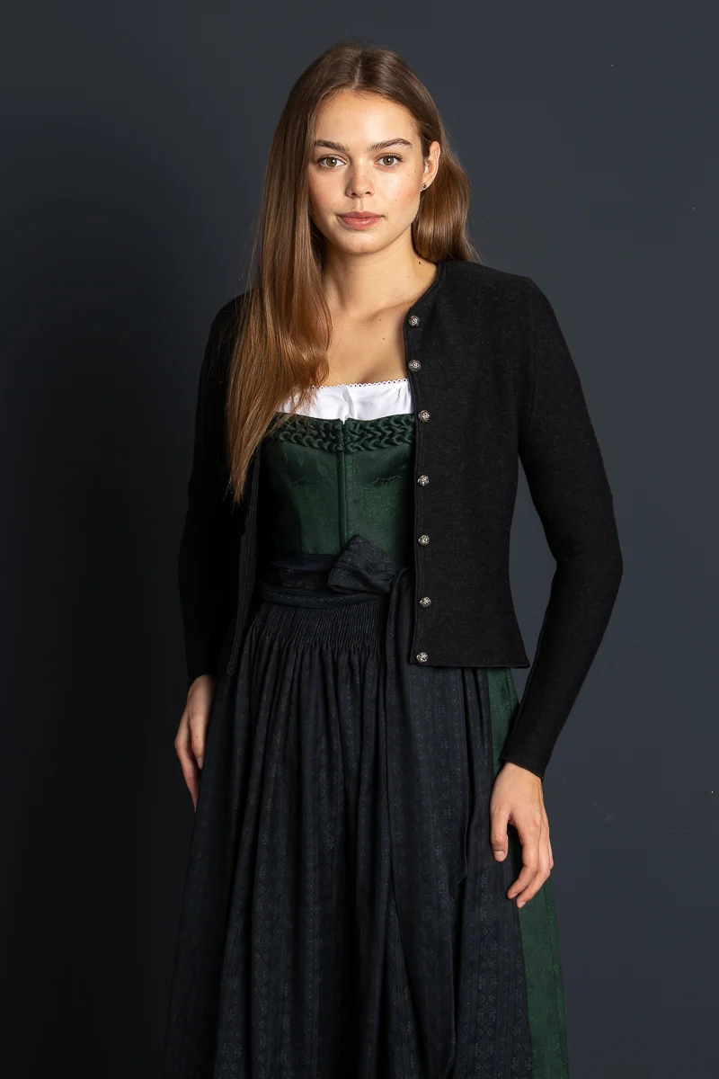 Gottseidank Strickjacke Aloisia lakritz