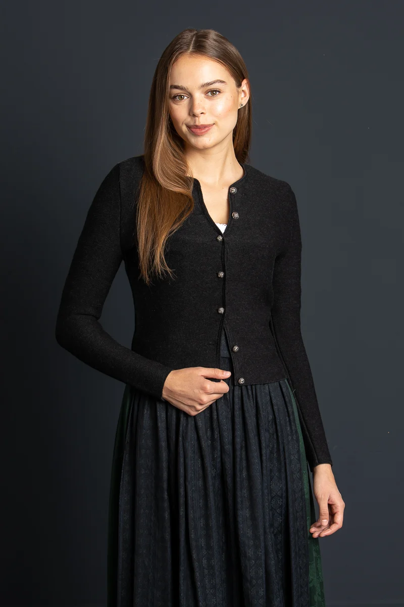 Gottseidank Strickjacke Aloisia lakritz