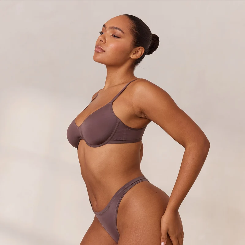 Barely There Plunge BH - Blaubeere