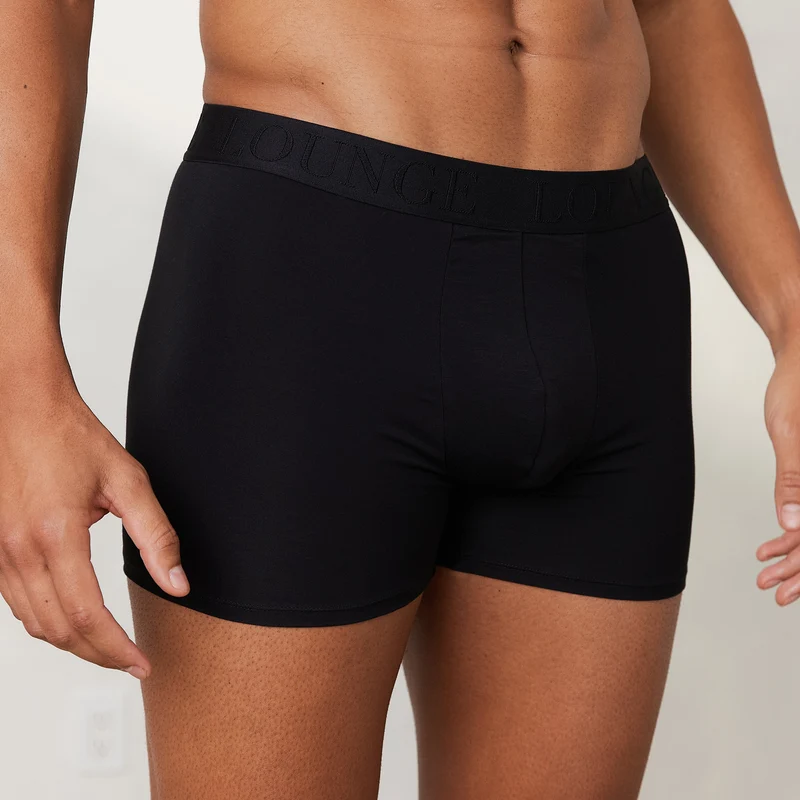 Luxe Herren-Boxer (3er Paket) - Schwarz
