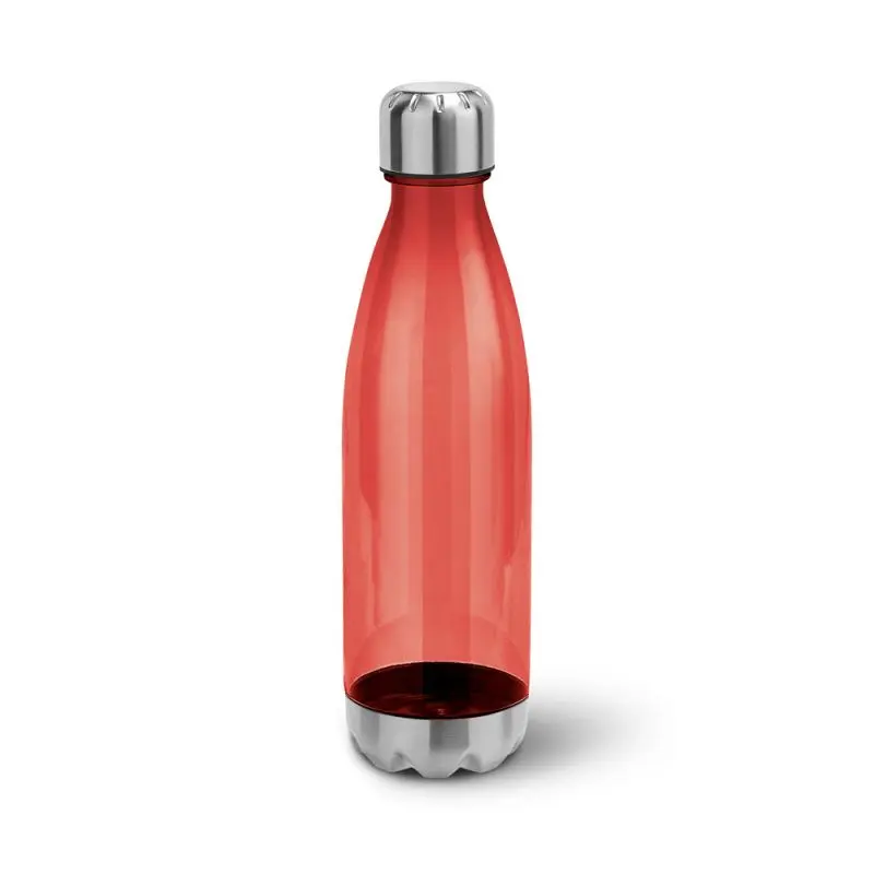ANCER Hybrid Sportflasche, 700ml aus AS & Edelstahl - Leuchtend Rot