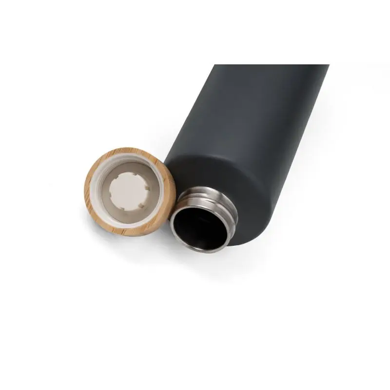 Schwarz NORRE 640ml Premium Edelstahl-Isolierflasche