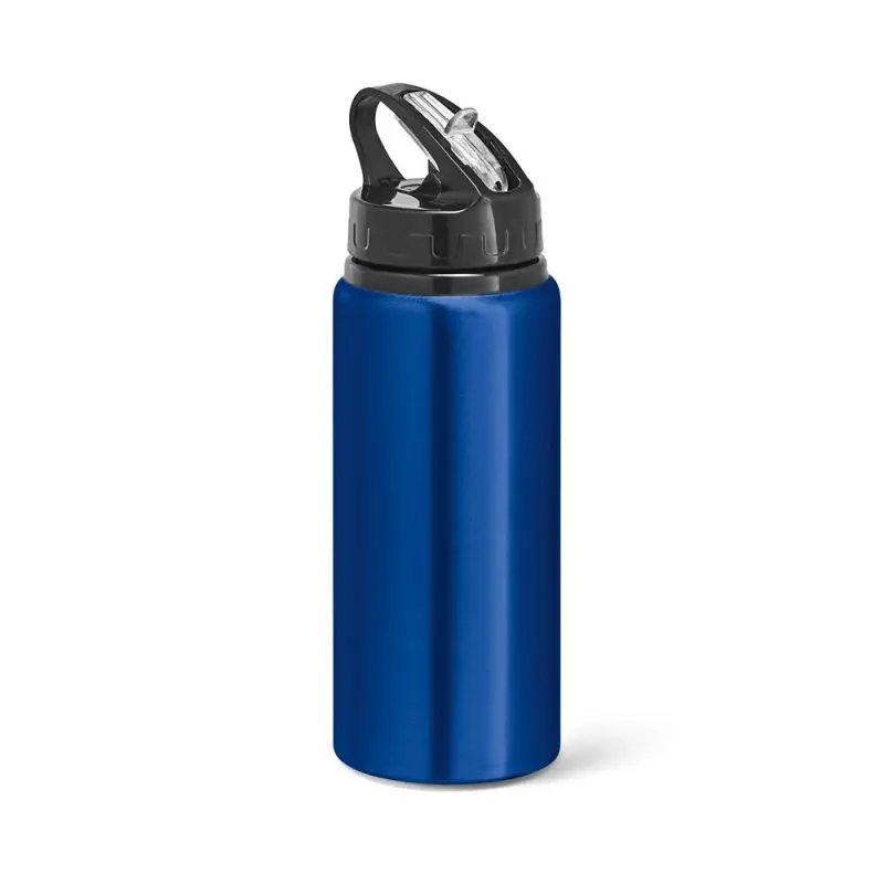 Zitronenfarbige Sport-Trinkflasche 670 ml in Royalblau - Ideal für Aktive