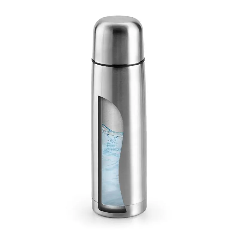 Silber KARPOV 500ml Hochleistungs-Thermoflasche aus Edelstahl