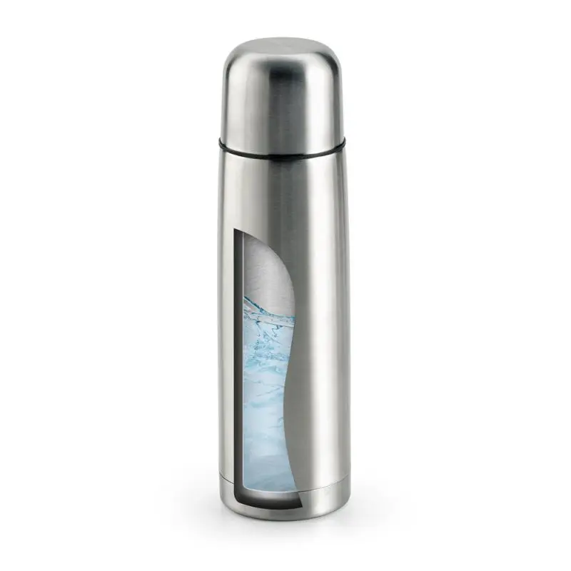 Silber DURANT Set: Edelstahl-Thermokanne und Becher, luxuriös