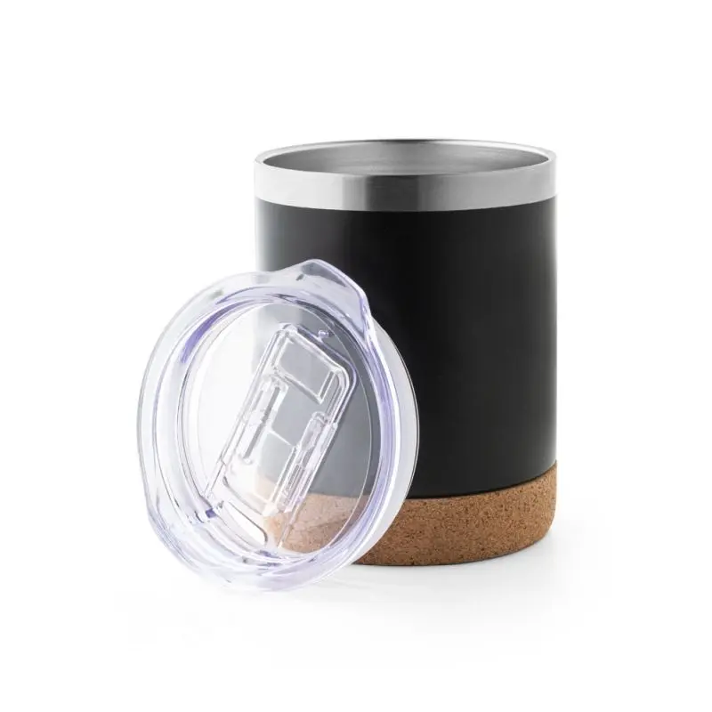 SOLBERG TUMBLER 400 ml Reisebecher aus Edelstahl – Schwarz, Stilvoll & Langlebig