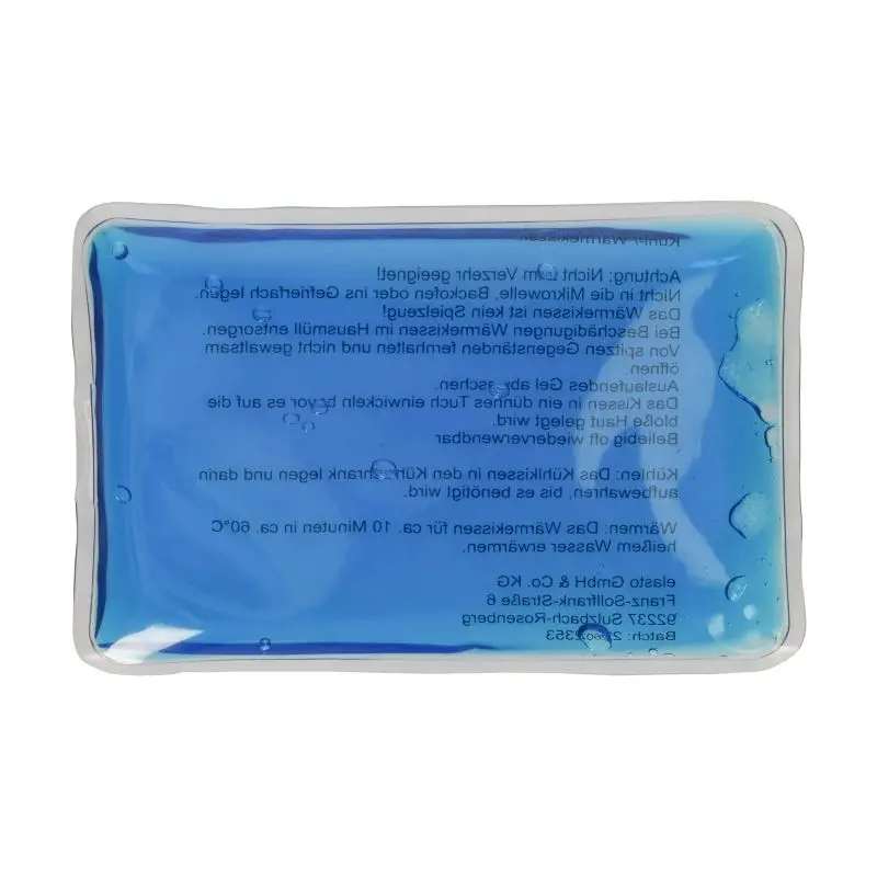 Fresh Kleines Kühl- & Wärmekissen in Translucent-Blau für schnelle Linderung