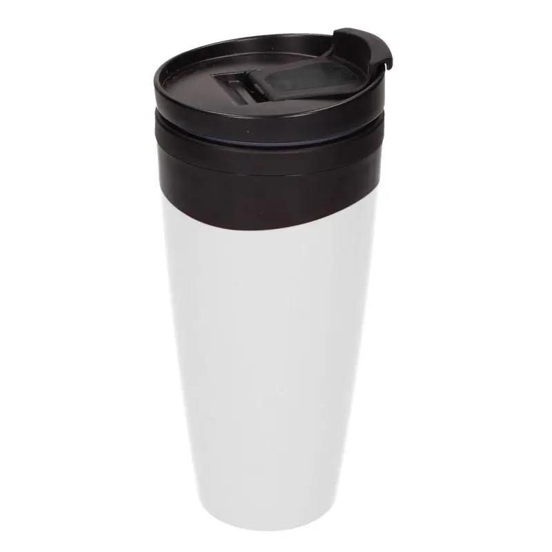 Gusto Isolierbecher 350 ml in Reinweiß, Perfekt für Heiß- & Kaltgetränke