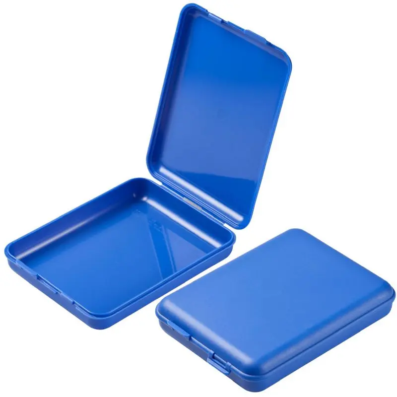 Flat Storage Container in Standard Blue - Sleek, Compact, Versatile Organizer