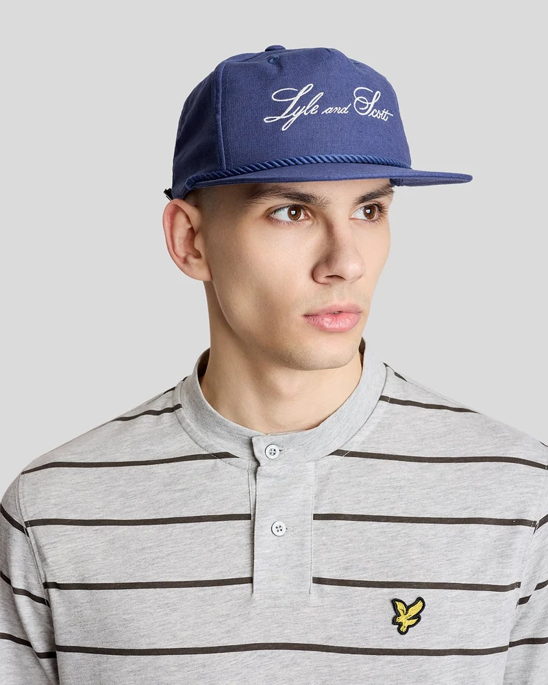 Embroidered Canvas Rope Cap