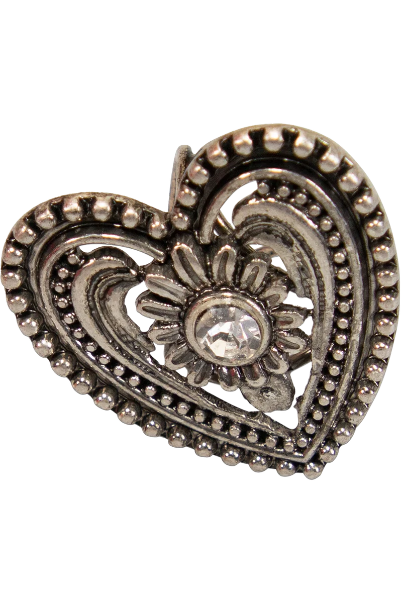 Damen Tuchhalter Trachtenherz