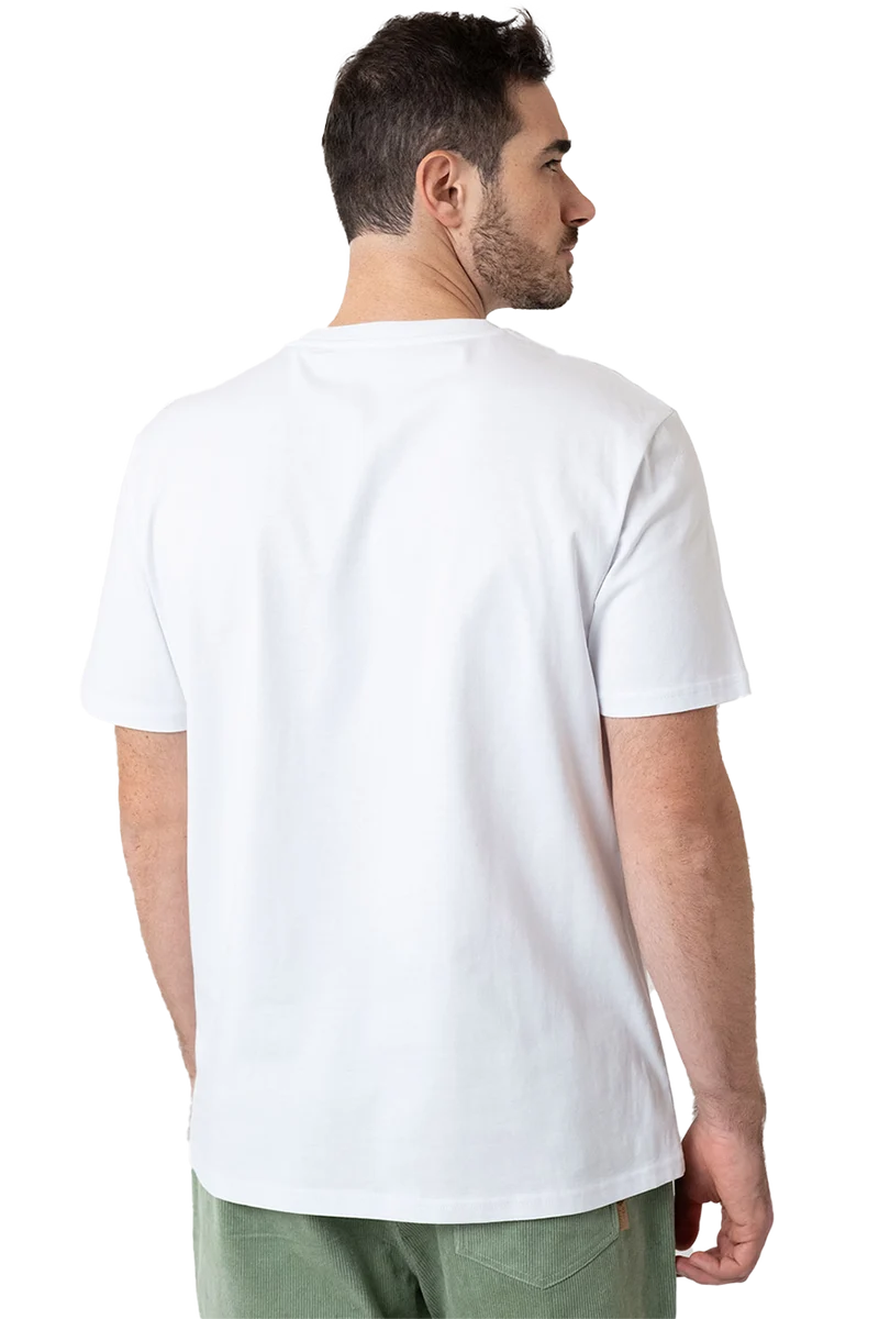 Herren T-Shirt 'Gustl' mit Portrait-Druck