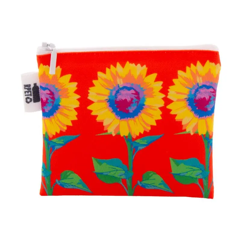CreaBeauty S RPET Personalisierte Make-Up Tasche – klassisches Weiß