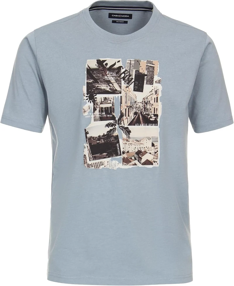 Casa Moda Rundhals T-Shirt petrol