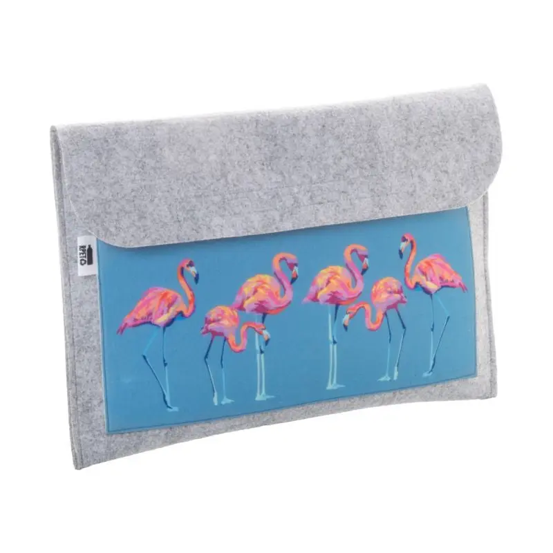 CreaFelt Laptop Customizable Notebook Sleeve - Stilvolles Grau