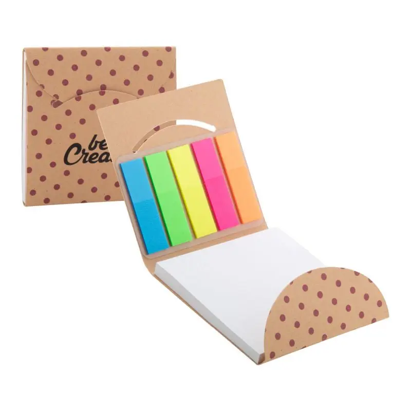 CreaStick Combo C Eco Custom Sticky Notes - Earthy Natural