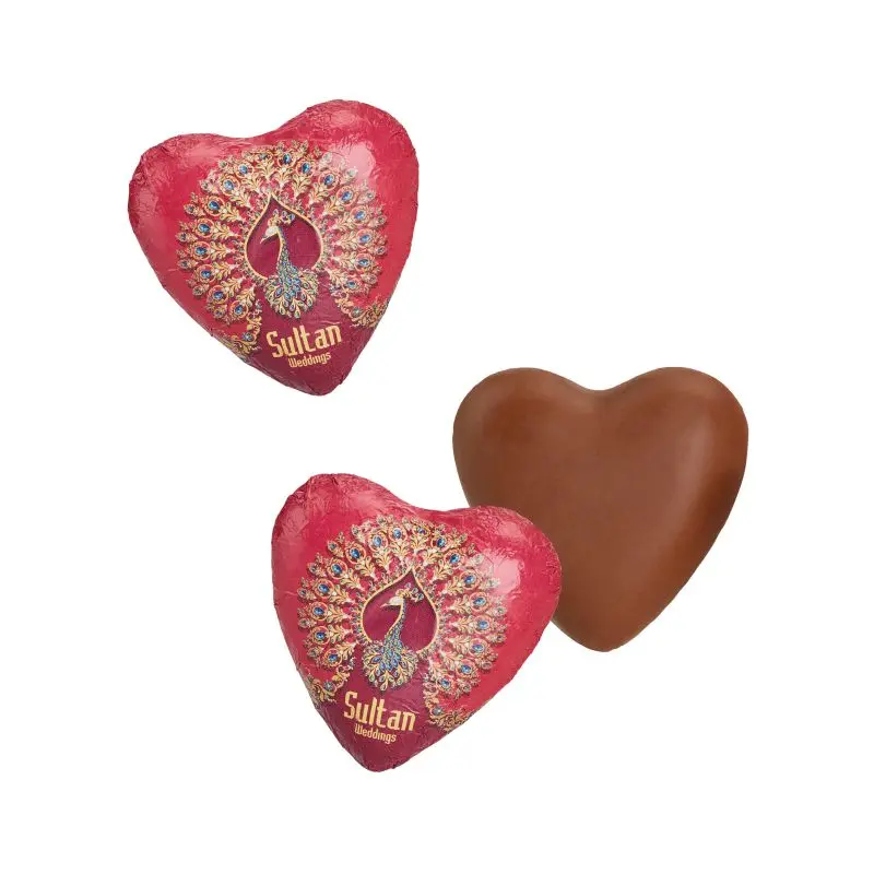 Personalisiertes Schokoladenherz mit Druck, Süße Geschenkidee