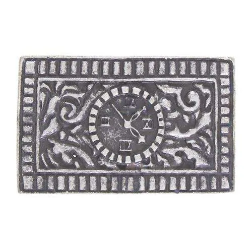 Gürtelschnalle Knopfverschluss Altsilber – Metallschnalle TS-59