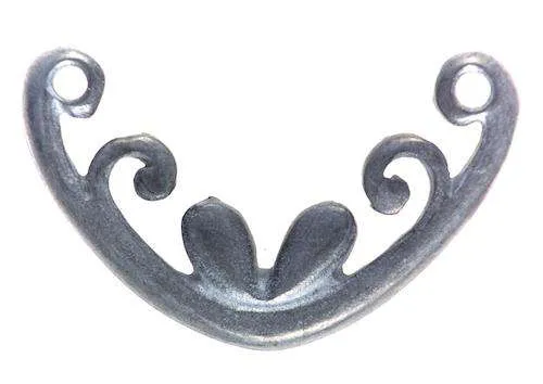 Applikation Ornament Silberfarben – Metall TA-7