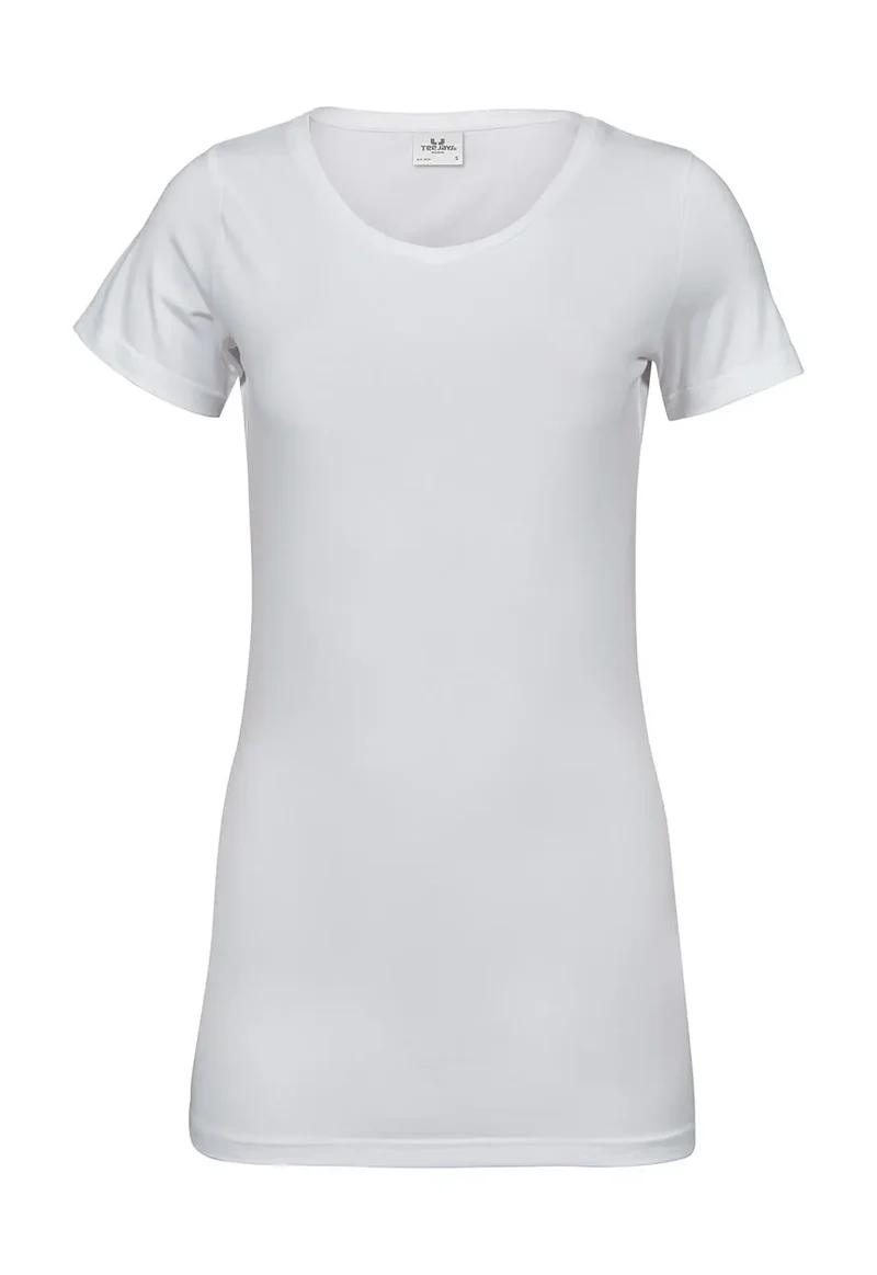 Damen Stretch-T-Shirt in Extra-Länge