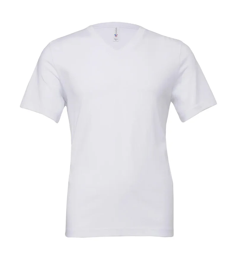 Unisex Jersey V-Ausschnitt T-Shirt
