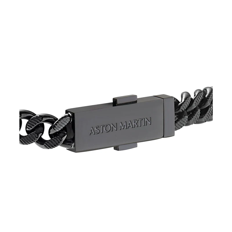 Aston Martin Armband Herren AML ICON Edelstahl Schwarz MJIUF5BL3