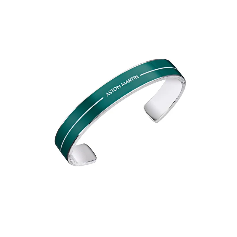 Aston Martin Armband Herren AML ICON Edelstahl Emaille Grün MJITF5BL1