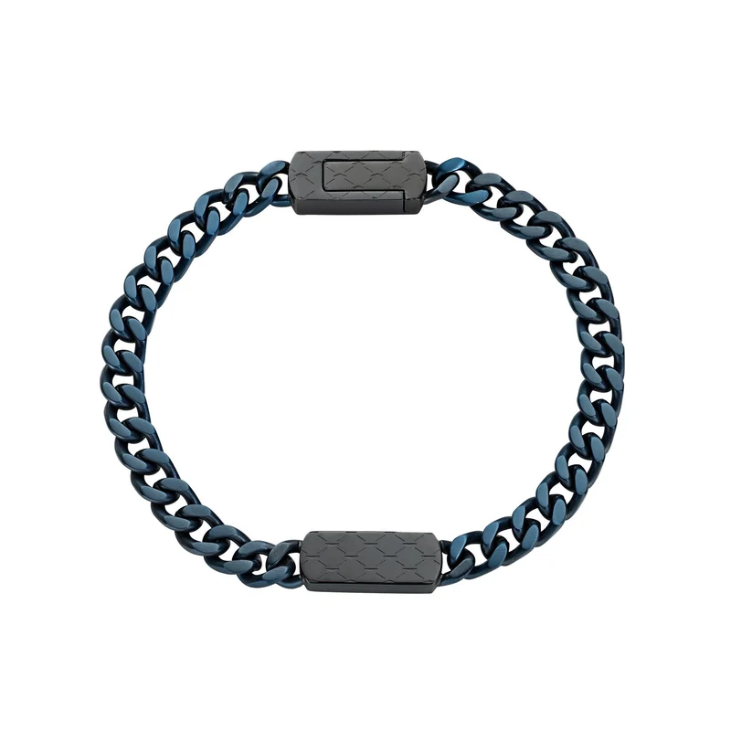ASTON MARTIN Armband Herren AML ICON Edelstahl Blau/Schwarz MJIUF5BM6