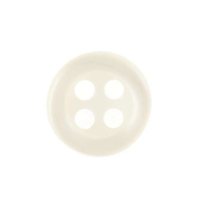 Hemdknopf Perlmuttschimmer Creme/Natur – Perlmuttimitatknopf HEMD-5