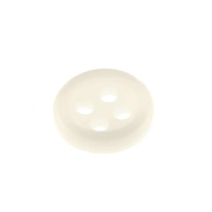 Hemdknopf Perlmuttschimmer Creme/Natur – Perlmuttimitatknopf HEMD-5