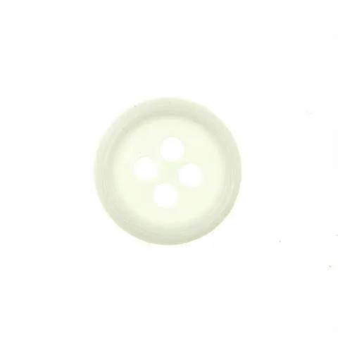 Hemdknopf Weiß 9-12 mm – Kunststoffknopf HEMD-180