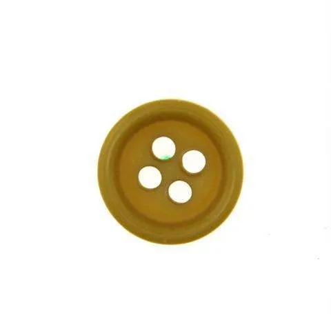Hemdknopf Senf 9-12 mm – Kunststoffknopf HEMD-180