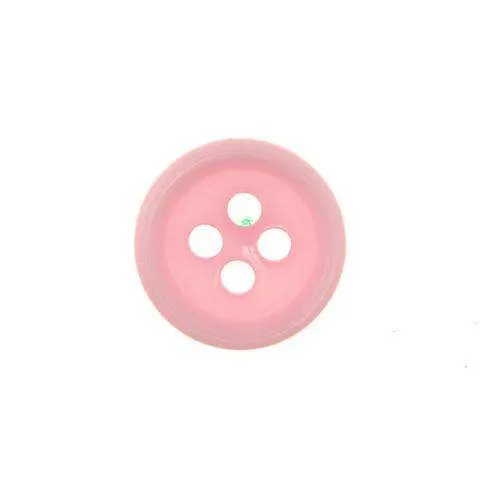 Hemdknopf Rosa 9-12 mm – Kunststoffknopf HEMD-180