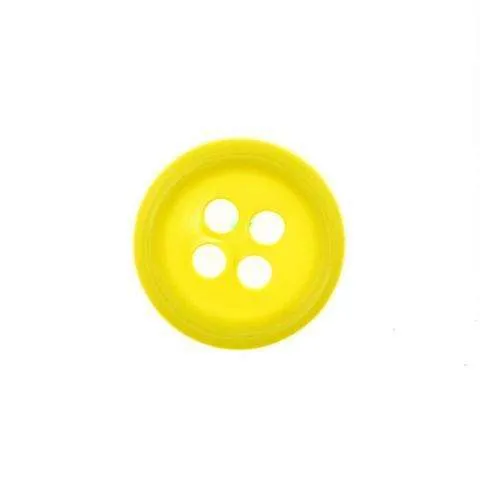 Hemdknopf Gelb 9-12 mm – Kunststoffknopf HEMD-180