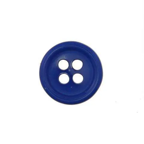 Hemdknopf Royalblau 9-12 mm – Kunststoffknopf HEMD-180